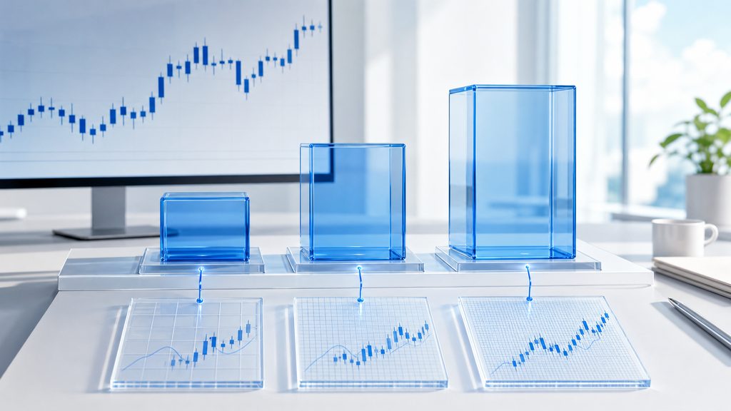 運用資金別の推奨レンジを比較するイメージ