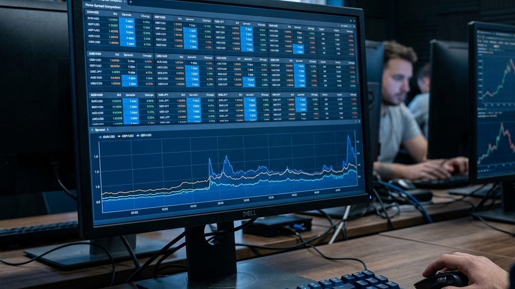 FXスプレッド比較チャート